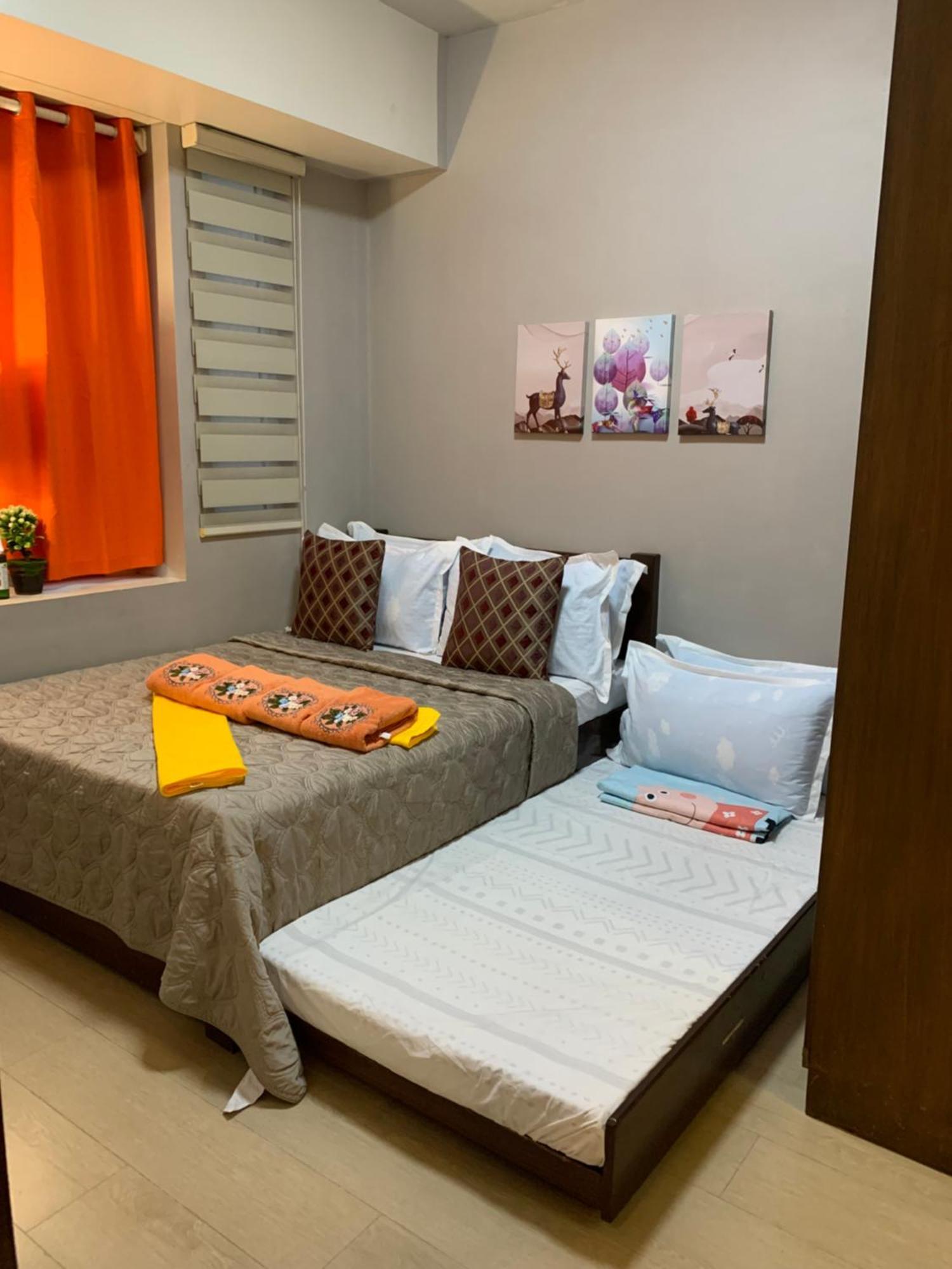 One Palm Tree Villas Condominium - Studio 10O With Balcony - Across Terminal 3 Airport مانيلا المظهر الخارجي الصورة